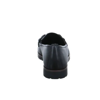 TAMARIS Slipper Schwarz Leder TAMARIS Slipper Schwarz Leder