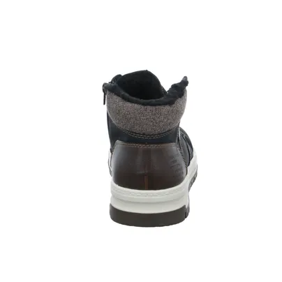 RIEKER Winter-Boots Schwarz Lederimitat RIEKER Winter-Boots Schwarz Lederimitat