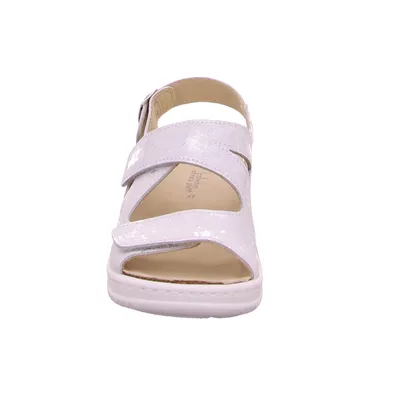 COMFORT LOVER Comfort-Sandalette Weiss Leder COMFORT LOVER Comfort-Sandalette Weiss Leder