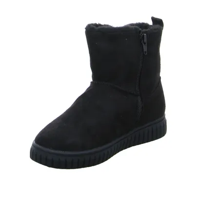 S.OLIVER Bootie Mädchen-Winter-Bottine Schwarz Lederimitat 