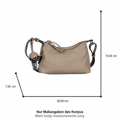 TOM TAILOR Umhängetasche Taupe Lederimitat TOM TAILOR Umhängetasche Taupe Lederimitat