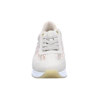 RIEKER Sneaker Beige Lederimitat 