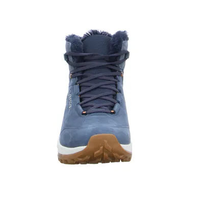 LOWA Snowboots Damen Blau Leder 