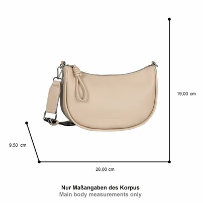 TOM TAILOR Gürteltasche / Bodybag Beige Lederimitat TOM TAILOR Gürteltasche / Bodybag Beige Lederimitat