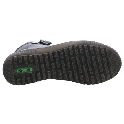 REMONTE mit TEX Membrane Mid Cut Sneaker Schwarz Leder 