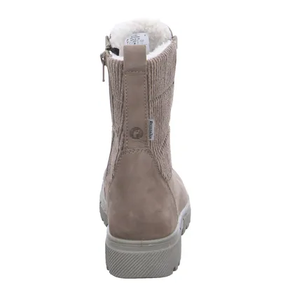 RICOSTA Ricosa Boots Mädchen-Winter-Bottine Beige Leder RICOSTA Ricosa Boots Mädchen-Winter-Bottine Beige Leder
