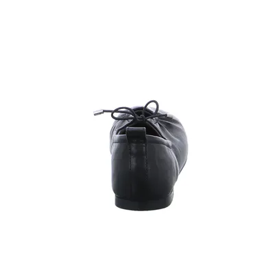 YOKONO Ballerina Schwarz Leder 