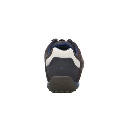 GEOX Halbschuhe Sneaker Braun Leder 