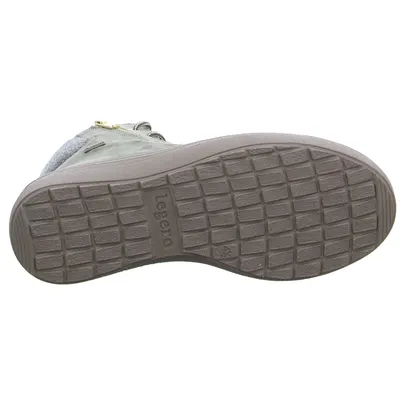 LEGERO mit Gore-Tex Membrane Mid Cut Sneaker Grün Leder 