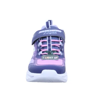 SKECHERS Sneaker Mädchen-Halbschuh Klett Blau Textil SKECHERS Sneaker Mädchen-Halbschuh Klett Blau Textil
