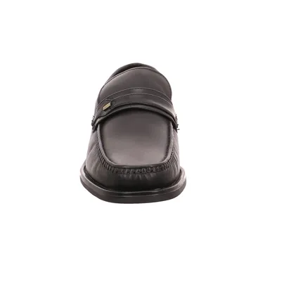 MANAGER Halbschuh-Schlüpfer Schwarz Leder MANAGER Halbschuh-Schlüpfer Schwarz Leder