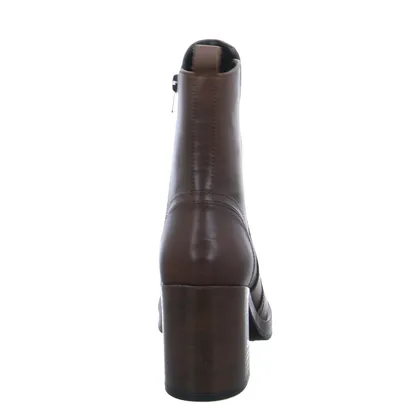 SCHUHENGEL Stiefelette Mittelbraun Leder SCHUHENGEL Stiefelette Mittelbraun Leder