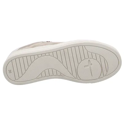 TAMARIS Sneaker Taupe Leder TAMARIS Sneaker Taupe Leder