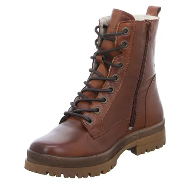 SCHUHENGEL Boot Cognac Leder SCHUHENGEL Boot Cognac Leder