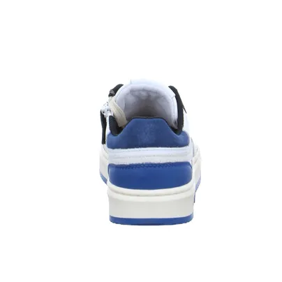 GATTINO Sneaker Kleinkinder-Halbschuh Binder Blau Leder GATTINO Sneaker Kleinkinder-Halbschuh Binder Blau Leder