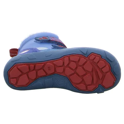 AFFENZAHN Affenzahn Kleinkinder-Snowboot Membran Blau Leder AFFENZAHN Affenzahn Kleinkinder-Snowboot Membran Blau Leder