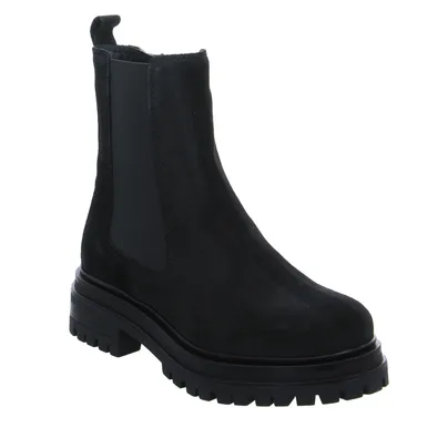 SCHUHENGEL Boot Schwarz Leder SCHUHENGEL Boot Schwarz Leder