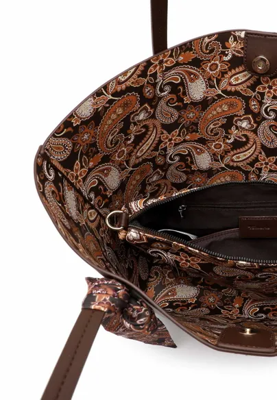 TAMARIS Shopper Braun Lederimitat 