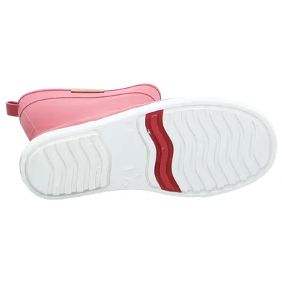 SCHUHDEPOT Damen-Gummistiefel Rot Synthetik 