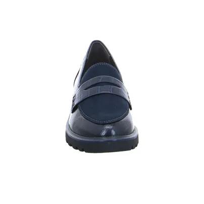 TAMARIS Slipper Navy Lederimitat TAMARIS Slipper Navy Lederimitat