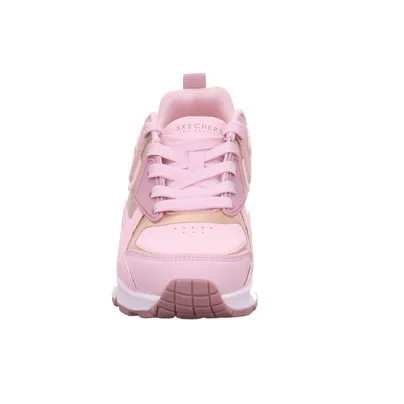 SKECHERS Sneaker Mädchen-Halbschuh Binder Rosa Lederimitat SKECHERS Sneaker Mädchen-Halbschuh Binder Rosa Lederimitat