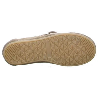 SCHUHENGEL Mokassin Taupe Leder 
