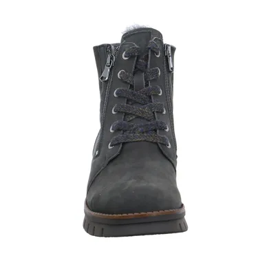WALDLÄUFER mit Wechselfussbett Comfort-Boot Grau Leder 