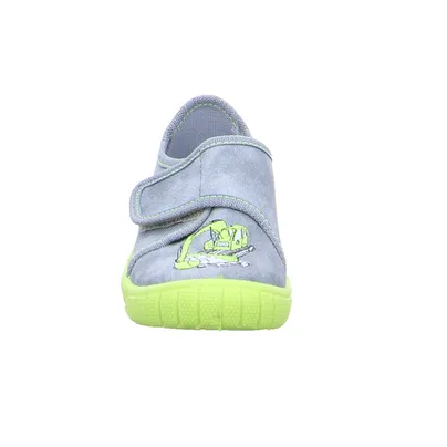 SUPERFIT Jungenhausschuh Kinder-Hausschuh Grau Textil SUPERFIT Jungenhausschuh Kinder-Hausschuh Grau Textil