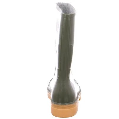 * Herren-Gummistiefel Grün Lederimitat * Herren-Gummistiefel Grün Lederimitat