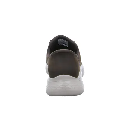 SKECHERS Halbschuhe Sneaker Braun Lederimitat 