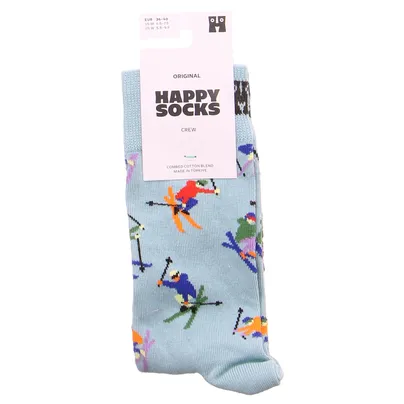 HAPPY SOCKS Skifahrer Freizeitsocken Hellblau Textil HAPPY SOCKS Skifahrer Freizeitsocken Hellblau Textil