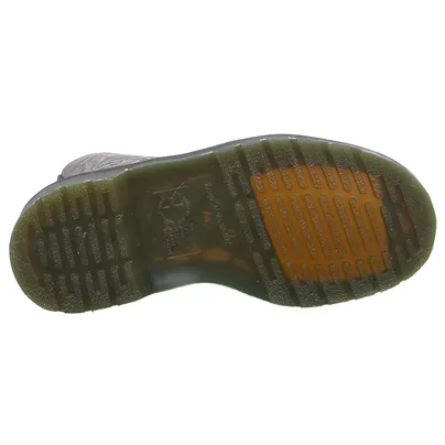 DR. MARTENS Blumenmuster Boot Braun Leder DR. MARTENS Blumenmuster Boot Braun Leder