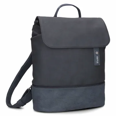 ZWEI Rucksack Blau Lederimitat ZWEI Rucksack Blau Lederimitat