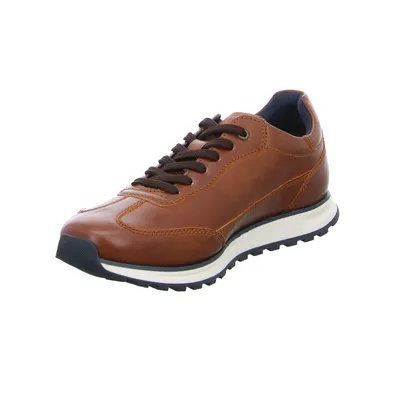 BUGATTI SHOES Halbschuhe Sneaker Cognac Lederimitat BUGATTI SHOES Halbschuhe Sneaker Cognac Lederimitat
