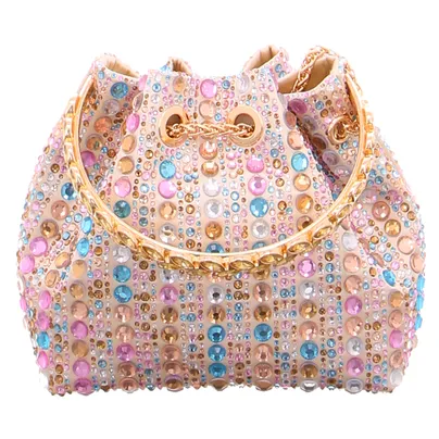 LA STRADA Sommertasche Weiss Textil 