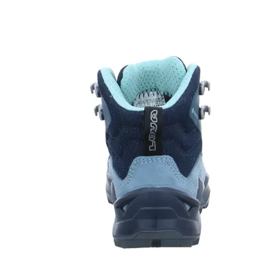 LOWA Kinder-Wanderschuhe Blau Leder 
