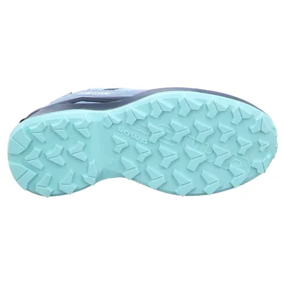LOWA Sneaker Outdoor Unisex Jugend-Halbschuh Blau Textil LOWA Sneaker Outdoor Unisex Jugend-Halbschuh Blau Textil