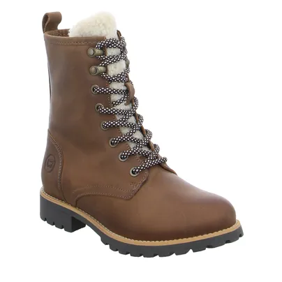 SCHUHENGEL Boot Braun Leder SCHUHENGEL Boot Braun Leder