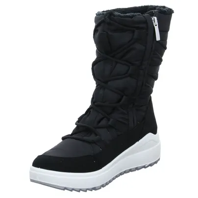 * mit Sympatex 100% Wasserdicht Snowboot Schwarz Textil * mit Sympatex 100% Wasserdicht Snowboot Schwarz Textil
