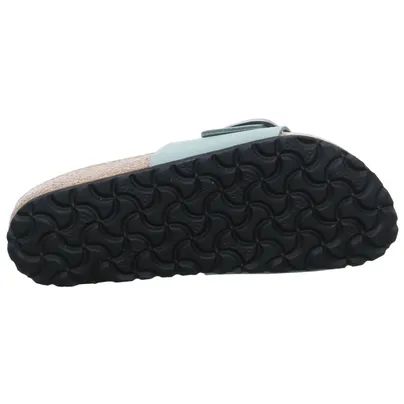 BIRKENSTOCK Bio-Fussbett Grün Leder 