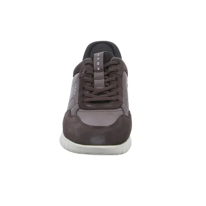 GEOX Halbschuhe Sneaker Braun Leder GEOX Halbschuhe Sneaker Braun Leder
