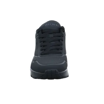 SKECHERS Halbschuhe Sneaker Schwarz Lederimitat SKECHERS Halbschuhe Sneaker Schwarz Lederimitat