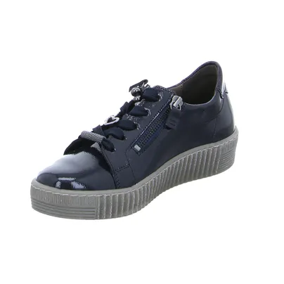 GABOR Sneaker Blau Leder 