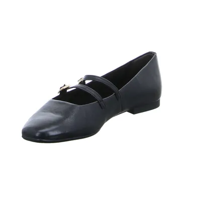 TAMARIS Ballerina Schwarz Leder 