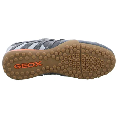 GEOX Binder Halbschuhe Sneaker Grau Leder GEOX Binder Halbschuhe Sneaker Grau Leder