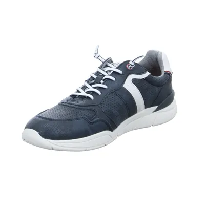 MUSTANG Halbschuhe Sneaker Blau Lederimitat MUSTANG Halbschuhe Sneaker Blau Lederimitat