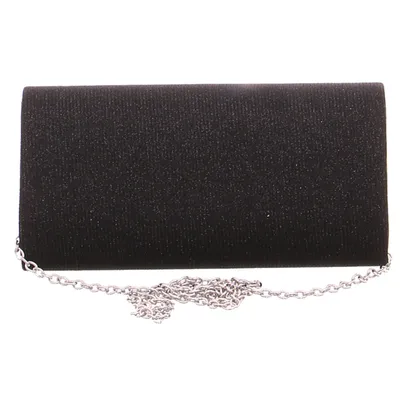 * Clutch / Abendtasche Schwarz Textil 
