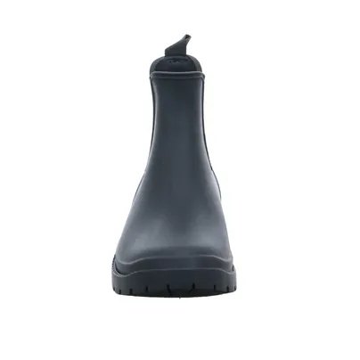 * Damen-Gummistiefel Schwarz Synthetik * Damen-Gummistiefel Schwarz Synthetik