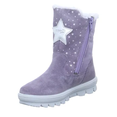 SUPERFIT Stiefel Kleinkinder-Winterstiefel Flieder Textil 