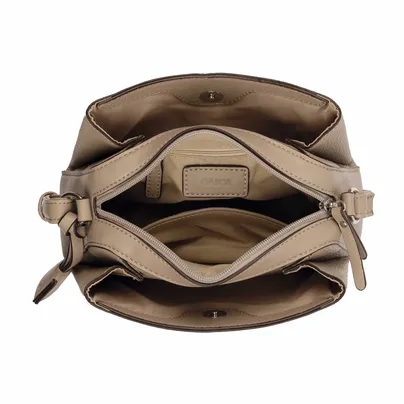 GABOR Umhängetasche Taupe Lederimitat GABOR Umhängetasche Taupe Lederimitat